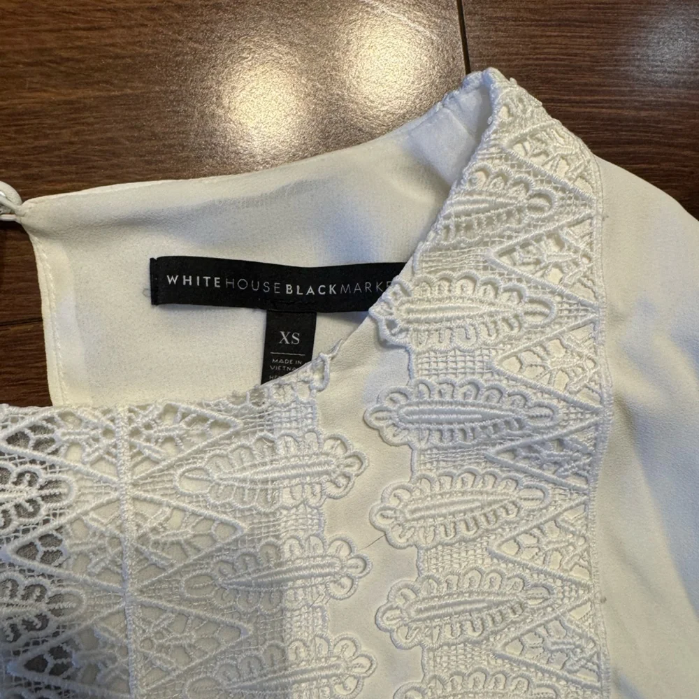 White Work Blouse - Picture 4 of 7